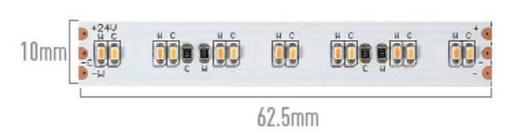 dual white led strip