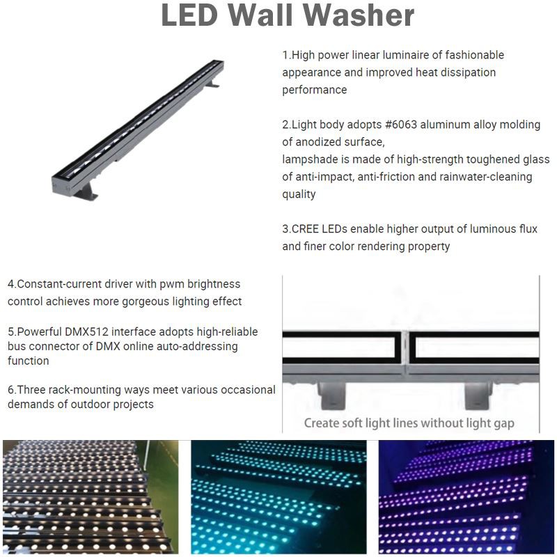 commercial wall wash lighting